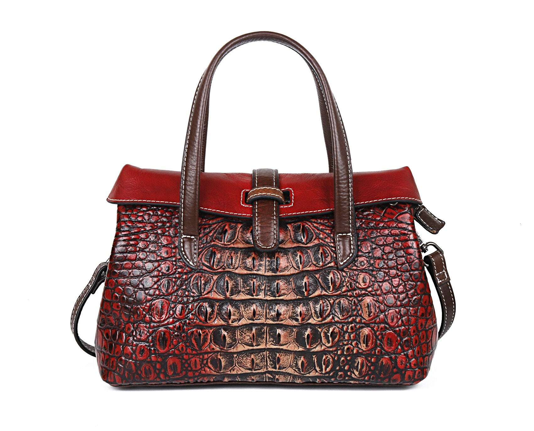 Luxury Genuine Crocodile Handbag for Women