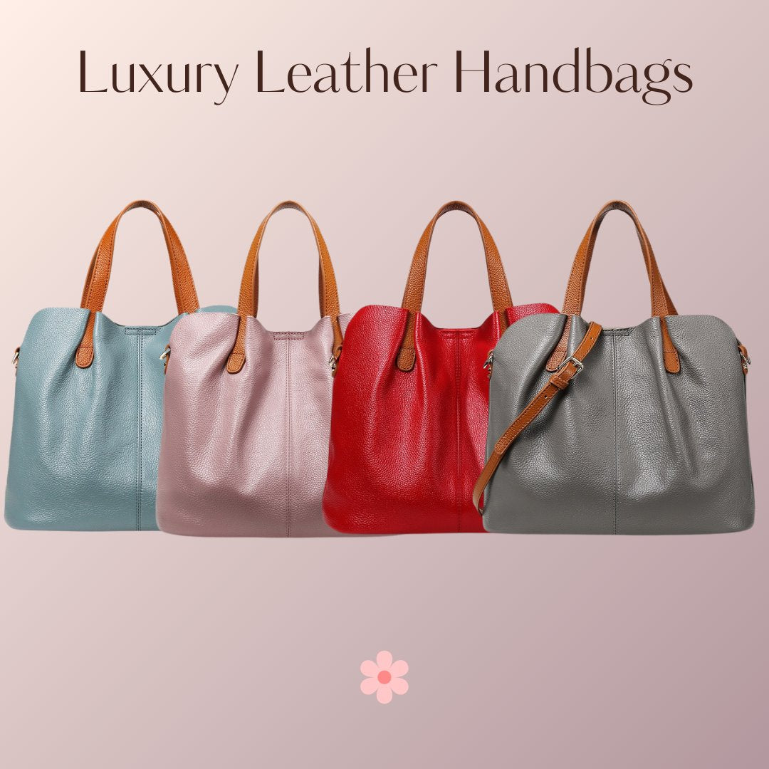 Scraften High quality leather handbags tote bags purses