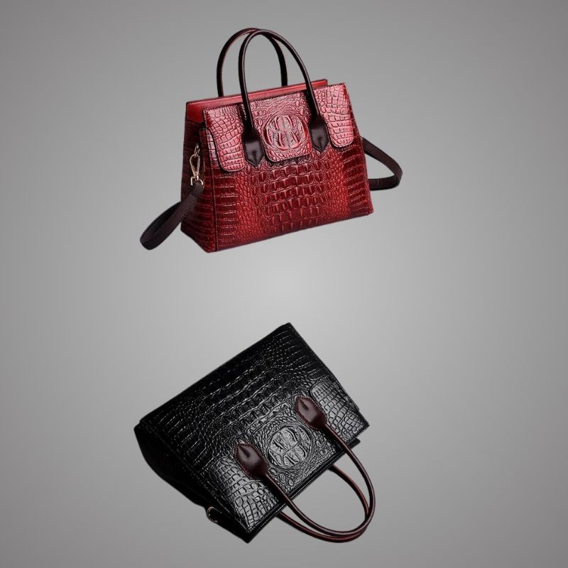 Genuine Leather Luxury Crocodile Designer Handbag