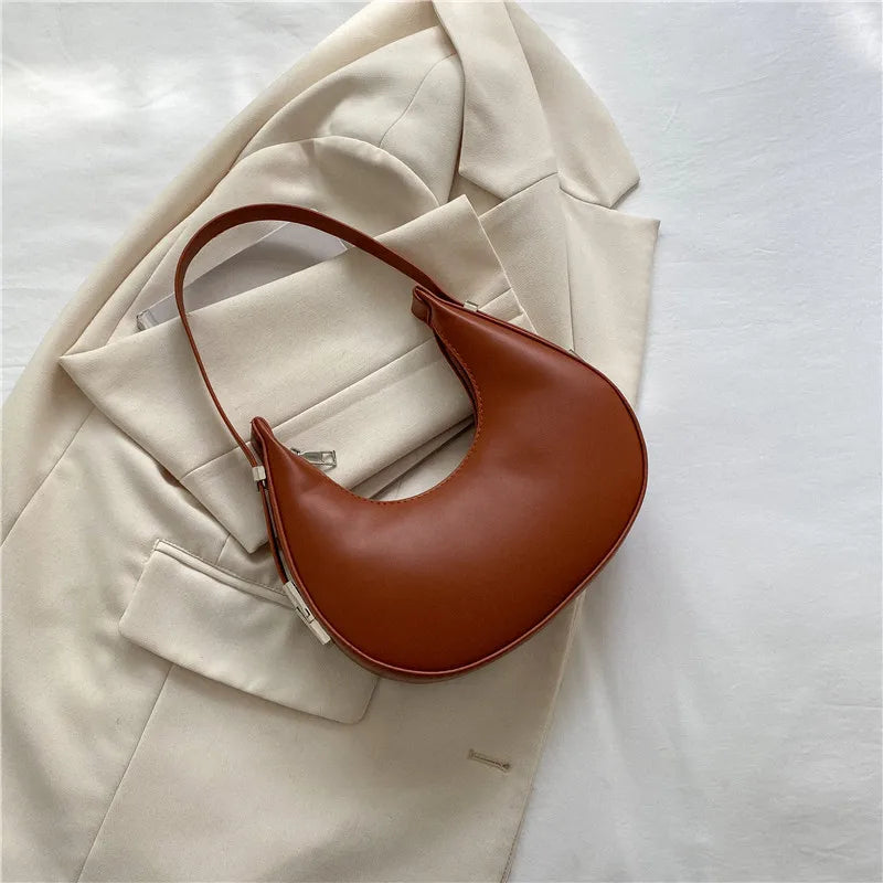 Underarm Bag - One Shoulder French Niche Crescent Shape Handbag for Women