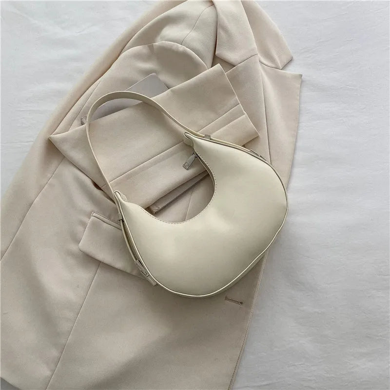 Underarm Bag - One Shoulder French Niche Crescent Shape Handbag for Women