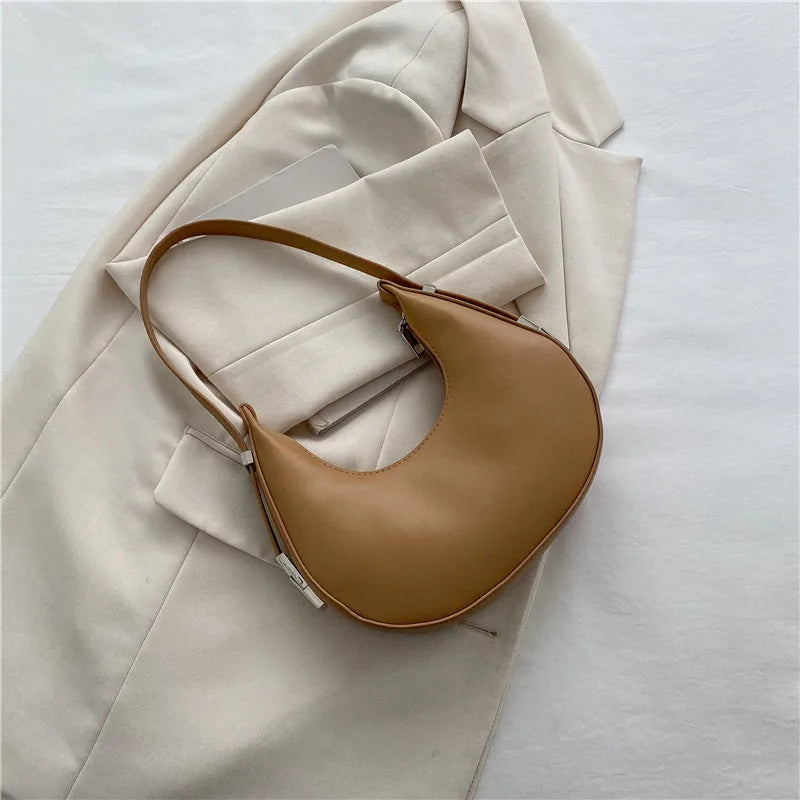 Underarm Bag - One Shoulder French Niche Crescent Shape Handbag for Women