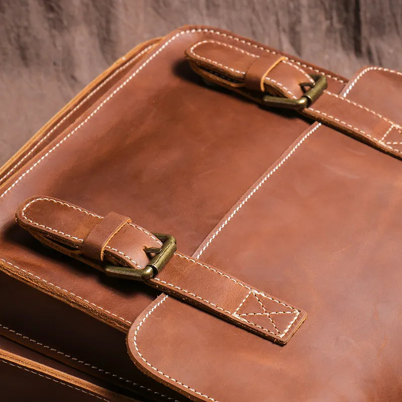 Men's Genuine Leather Crossbody Classic Cambridge Bag