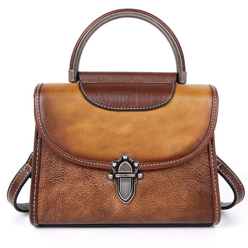 Brown Leather Bag Luxury, Vintage Brown Handbag