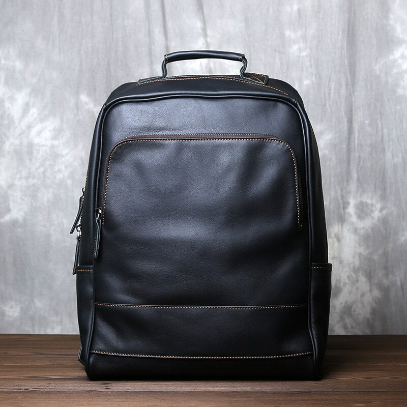 Cow leather backpack sale