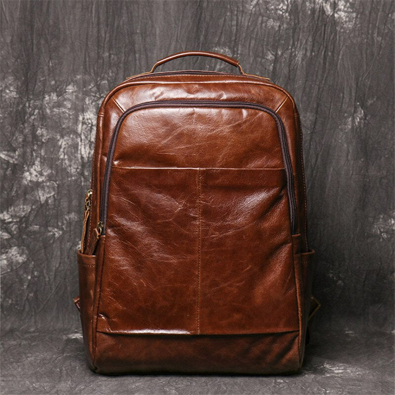 Buy Vintage Genuine Leather Backpack for Men| Scraften