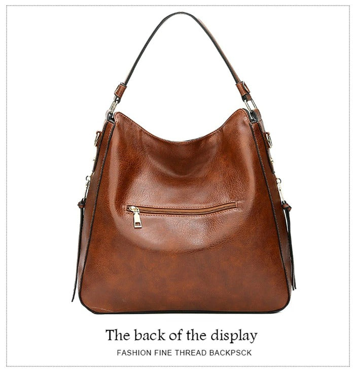 Xewsqmlo Vintage Crossbody Bag Women Crescent Shaped Simple Leather Shoulder  Handbags 